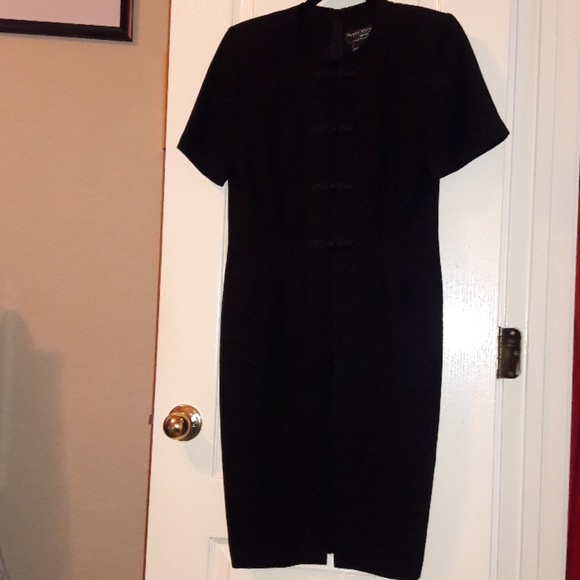 Black Detailed Little Black Dress - Picture 1 of 5